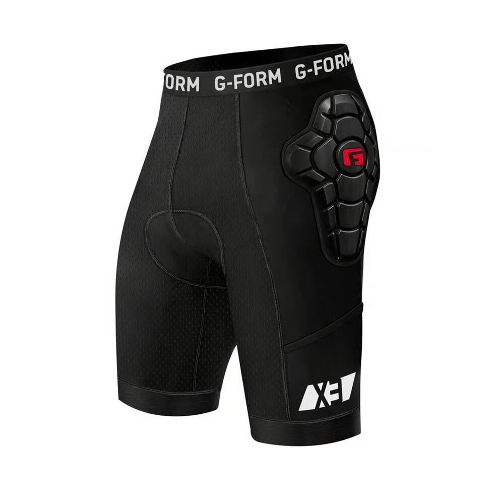 G-Form Men's Pro-X3 Bike Short Liner‎ Size S Black Athletic Wicking UPF50+